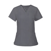 Heather Gray  V-Neck  Top (Unisex)
