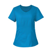 Turquoise Round Neck Top