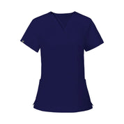 Navy Blue V-Neck Top (Unisex)
